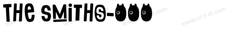 The Smiths字体转换